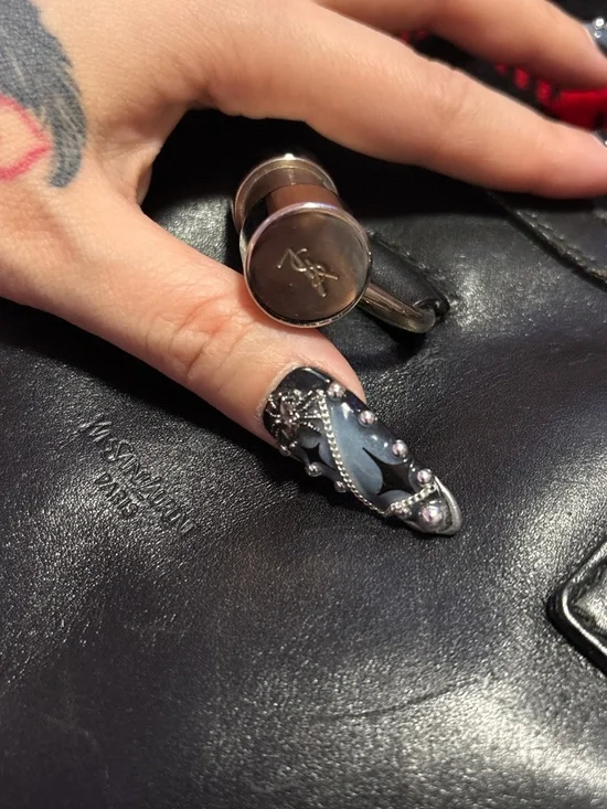 Yves Saint Laurent Vintage Leather Purse Y2K - Picture 4 of 11